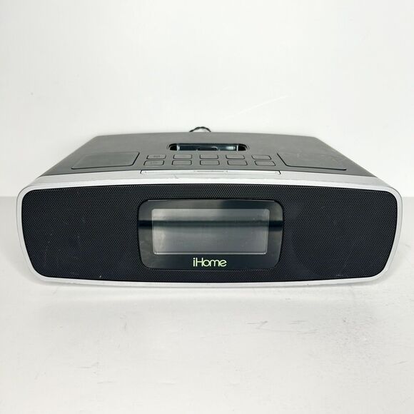 iHome iP90 Dual Alarm Clock Radio AM/FM & Dock for iPod and iPhone Tested Nice - Picture 1 of 11